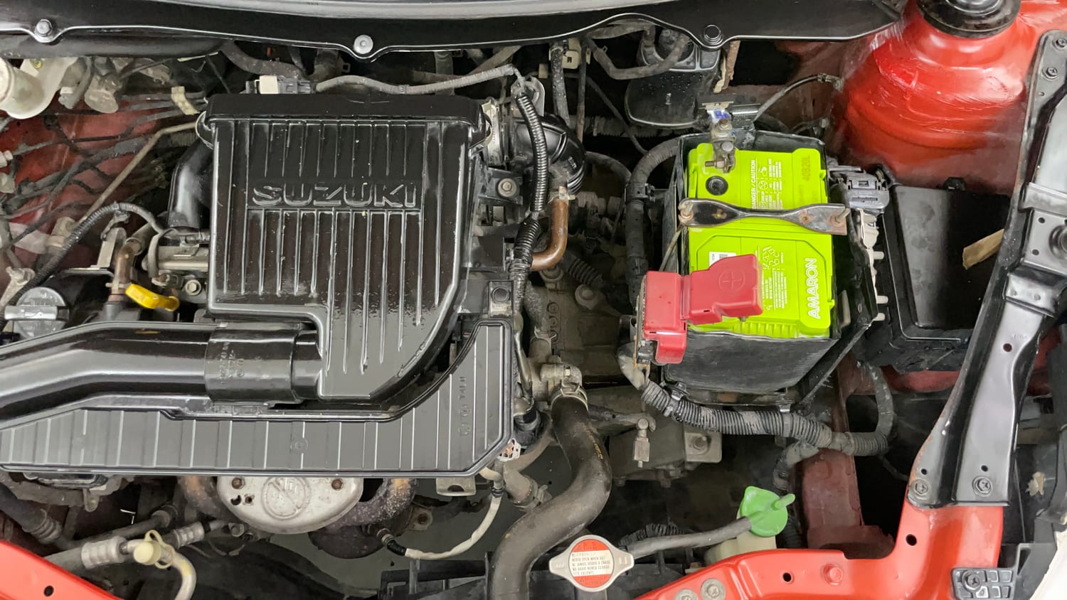 Used 2015 Maruti Suzuki Swift VXi Petrol Manual engine ENGINE LEFT SIDE VIEW