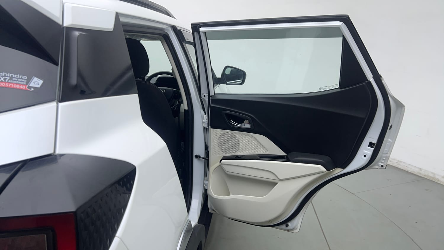 Used 2025 Mahindra XUV 3XO AX5 1.2 Petrol Petrol Manual interior RIGHT REAR DOOR OPEN VIEW