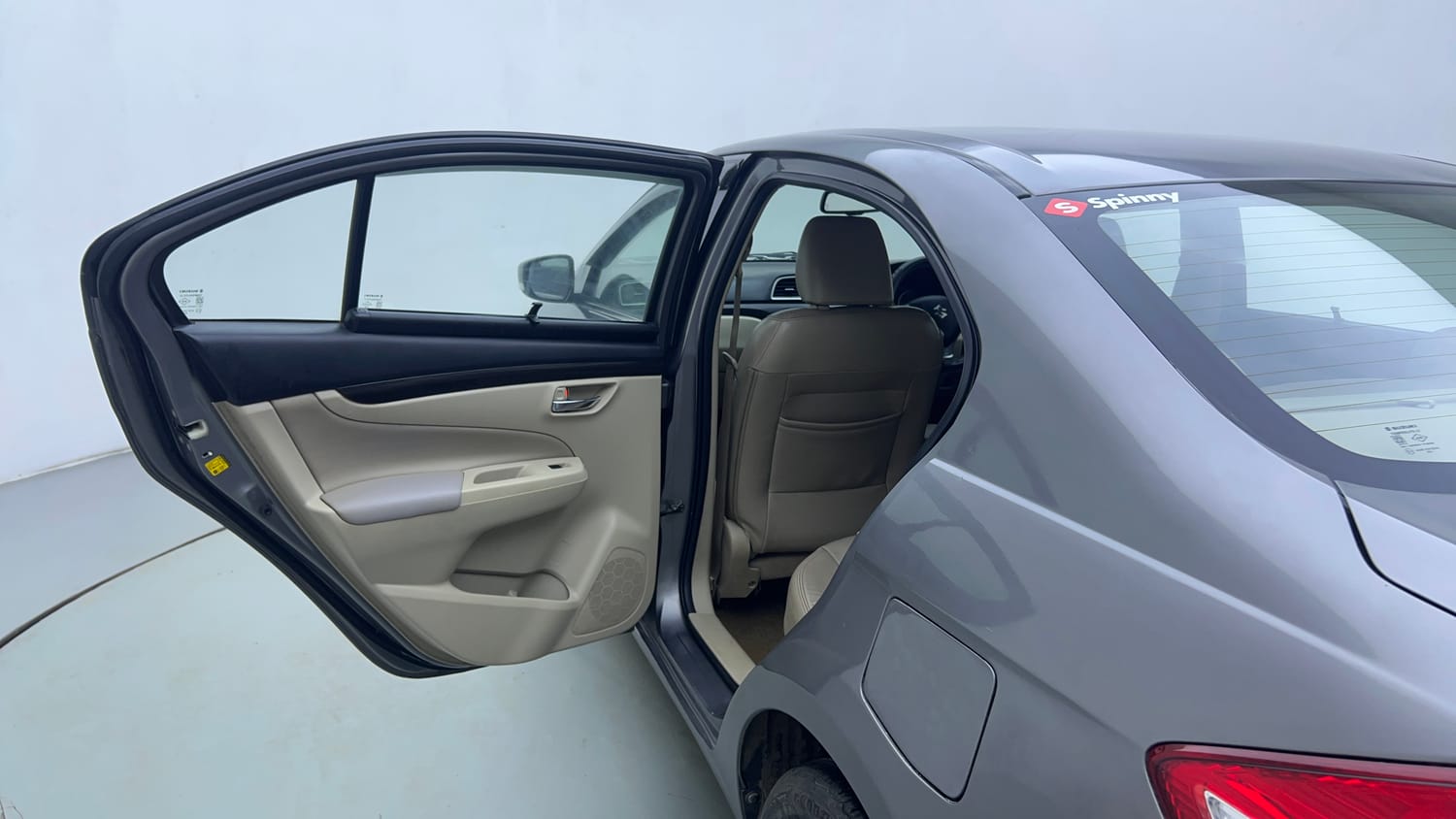 Used 2017 Maruti Suzuki Ciaz ZXI+ Petrol Manual interior LEFT REAR DOOR OPEN VIEW