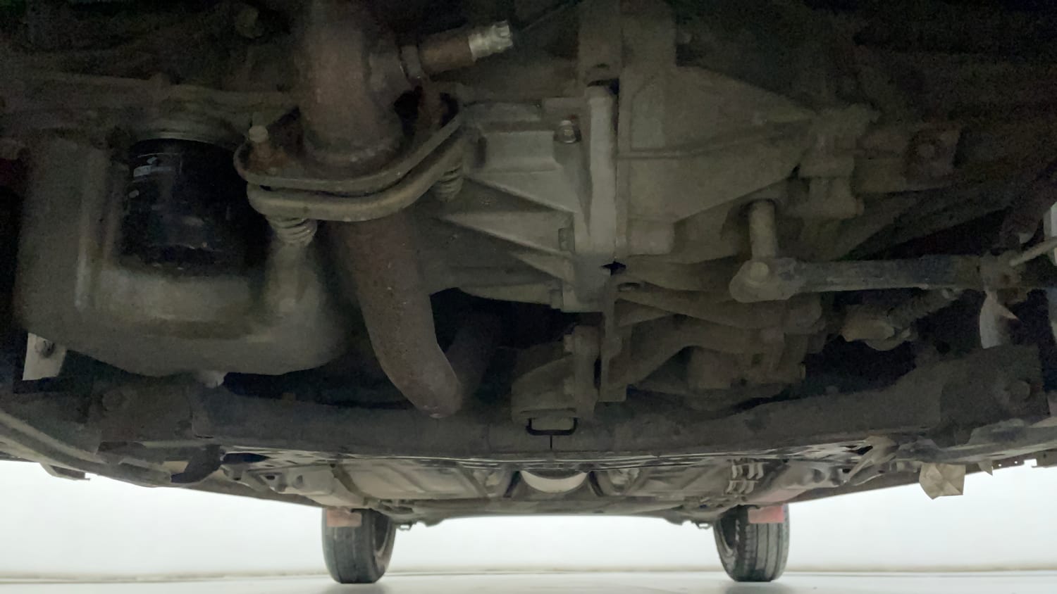 Used 2019 Maruti Suzuki Baleno Delta MT Petrol Manual extra FRONT LEFT UNDERBODY VIEW