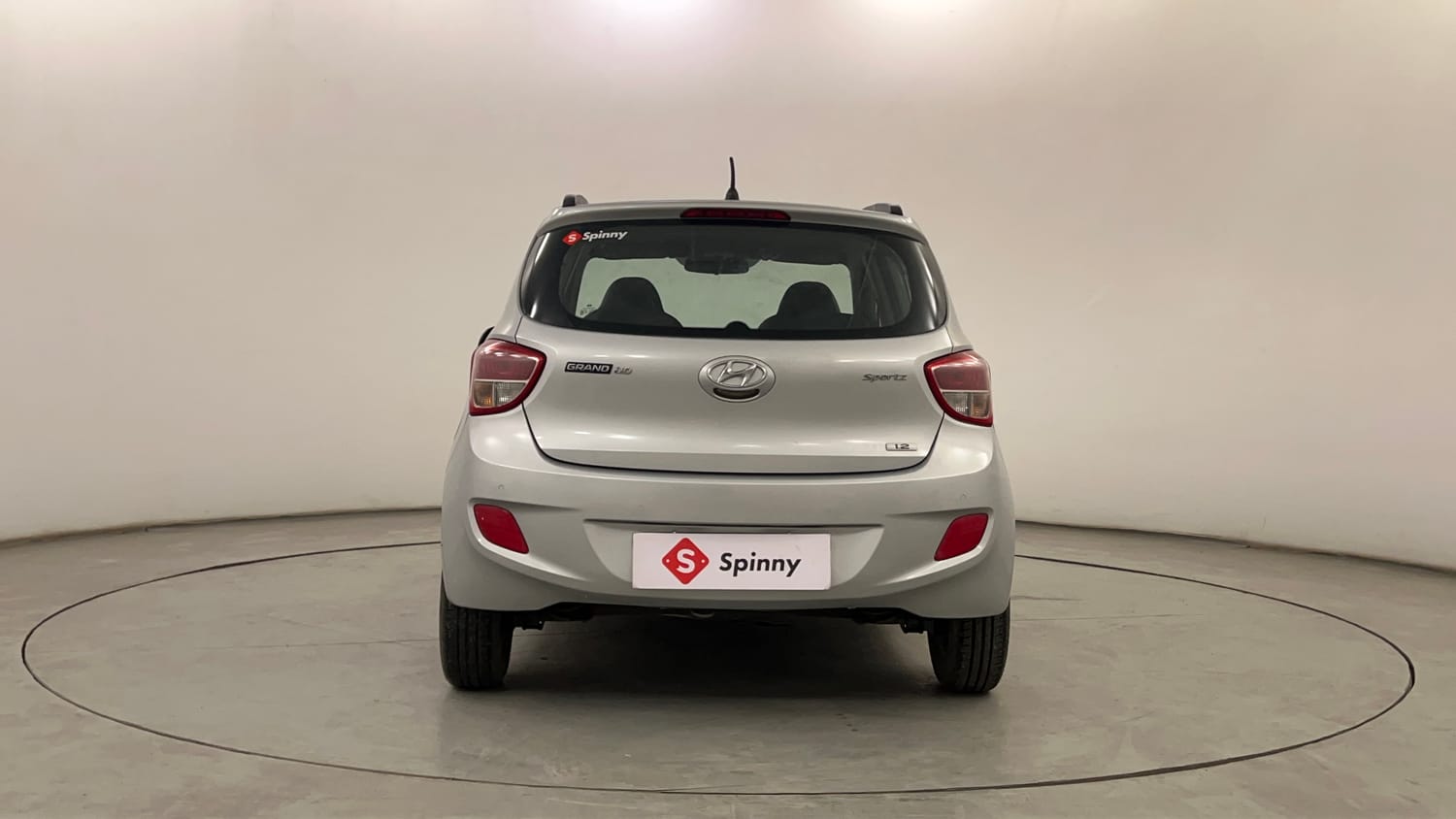 Used 2014 Hyundai Grand i10 Sportz 1.2 Kappa VTVT Petrol Manual exterior BACK VIEW