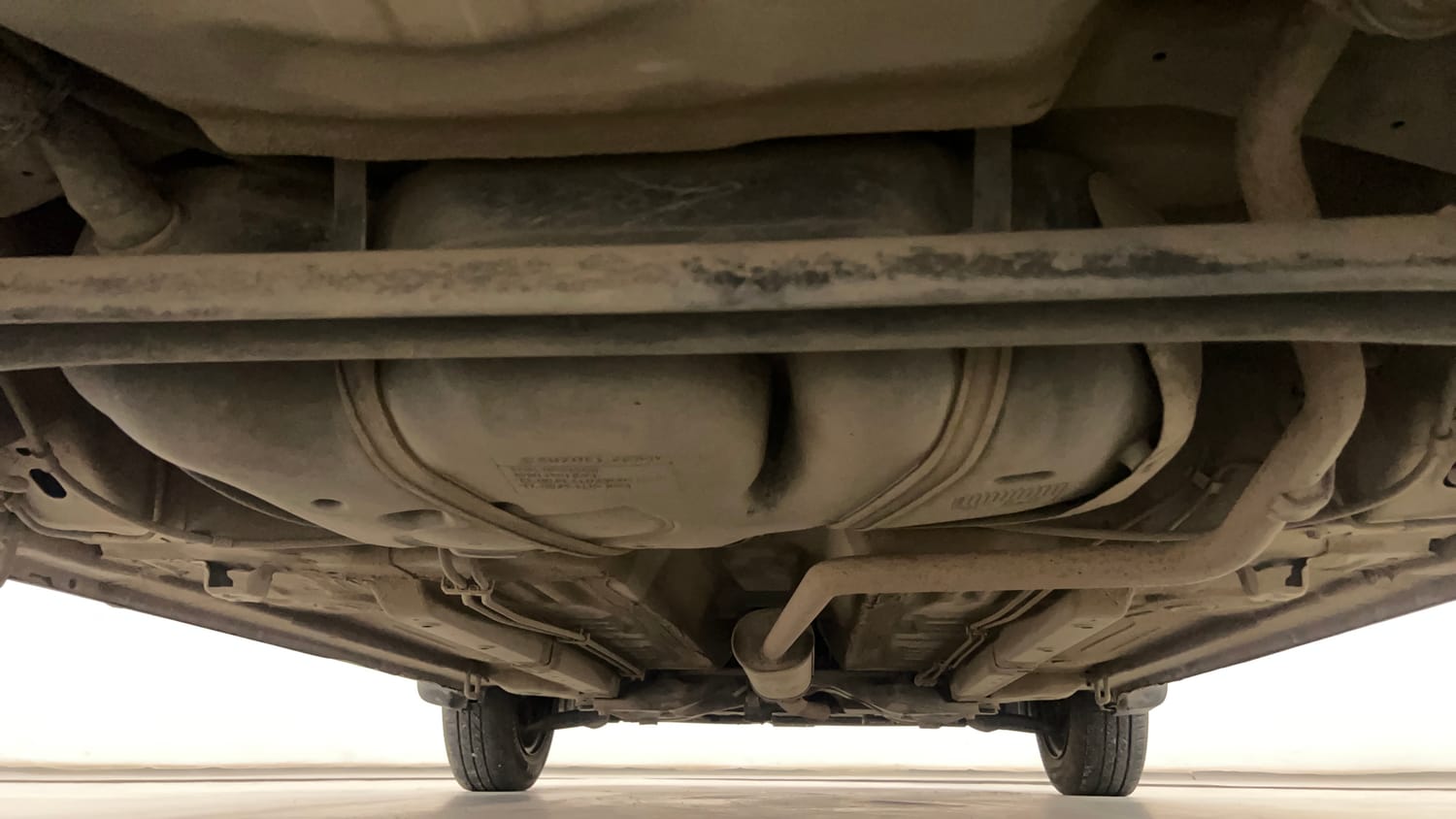 Used 2016 Maruti Suzuki Celerio VXi AMT Petrol Automatic extra REAR UNDERBODY VIEW (TAKEN FROM REAR)