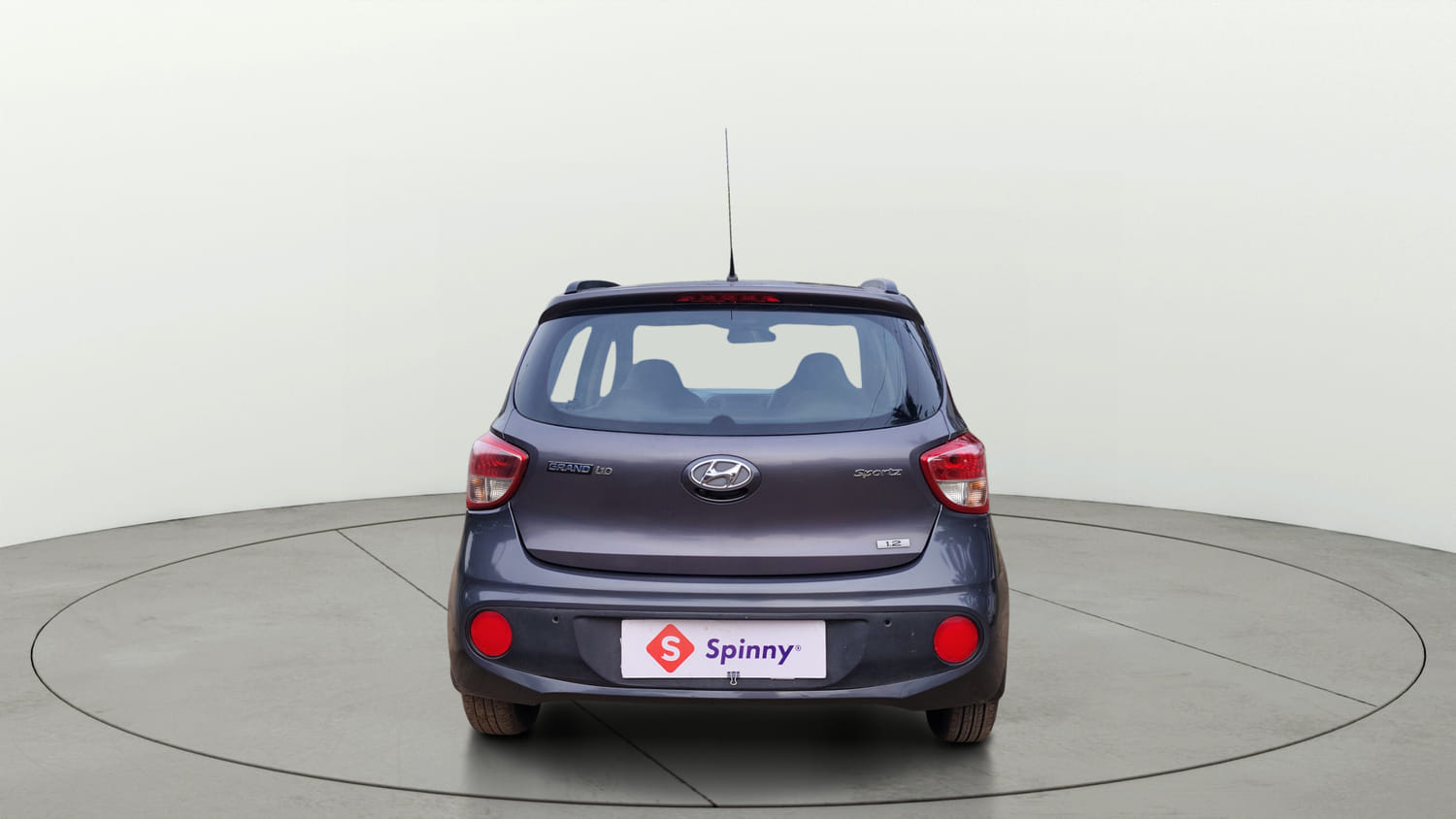 Used 2017 Hyundai Grand i10 Sportz (O) 1.2 Kappa VTVT Petrol Manual exterior BACK VIEW