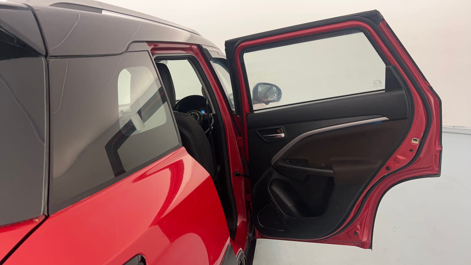 Used 2022 Maruti Suzuki Brezza Zxi Plus Dual Tone Petrol Manual interior RIGHT REAR DOOR OPEN VIEW