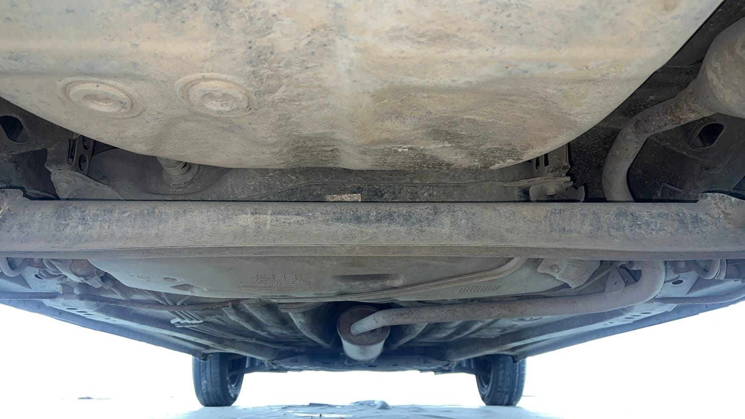 Used 2020 Maruti Suzuki Wagon R VXi 1.2 Petrol Manual extra REAR UNDERBODY VIEW (TAKEN FROM REAR)