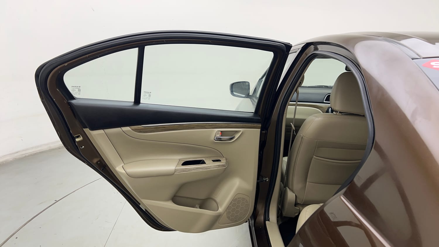 Used 2020 Maruti Suzuki Ciaz Alpha Hybrid 1.5 Petrol Manual interior LEFT REAR DOOR OPEN VIEW