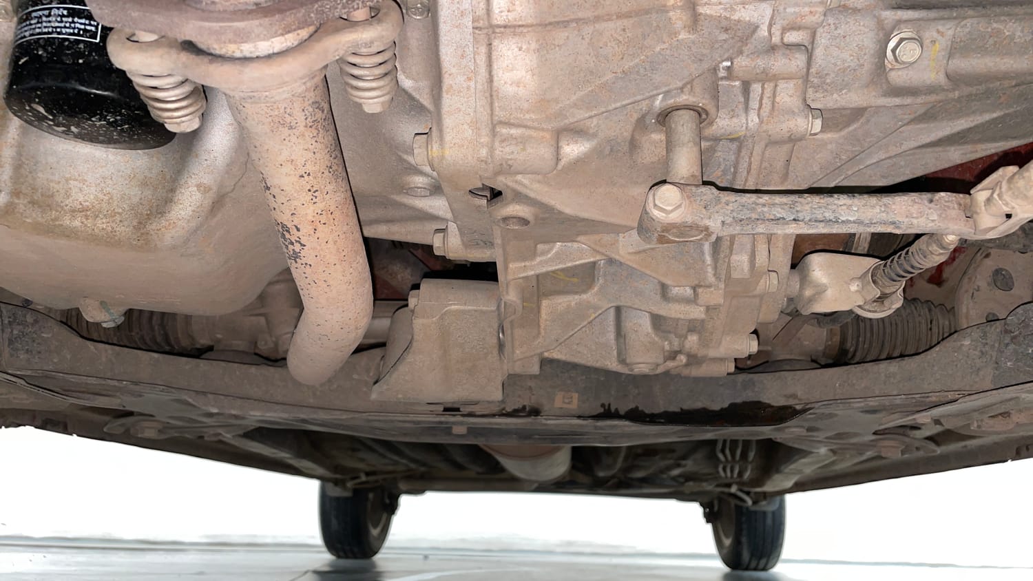 Used 2024 Maruti Suzuki Celerio ZXi Plus Petrol Manual extra FRONT LEFT UNDERBODY VIEW