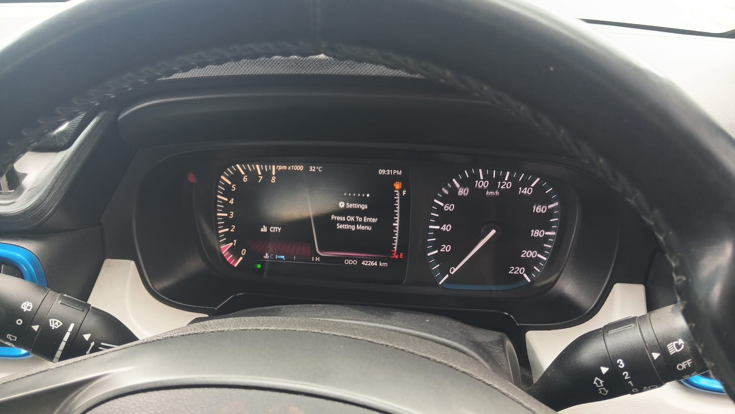Used 2022 Tata Punch Creative MT Petrol Manual interior CLUSTERMETER VIEW