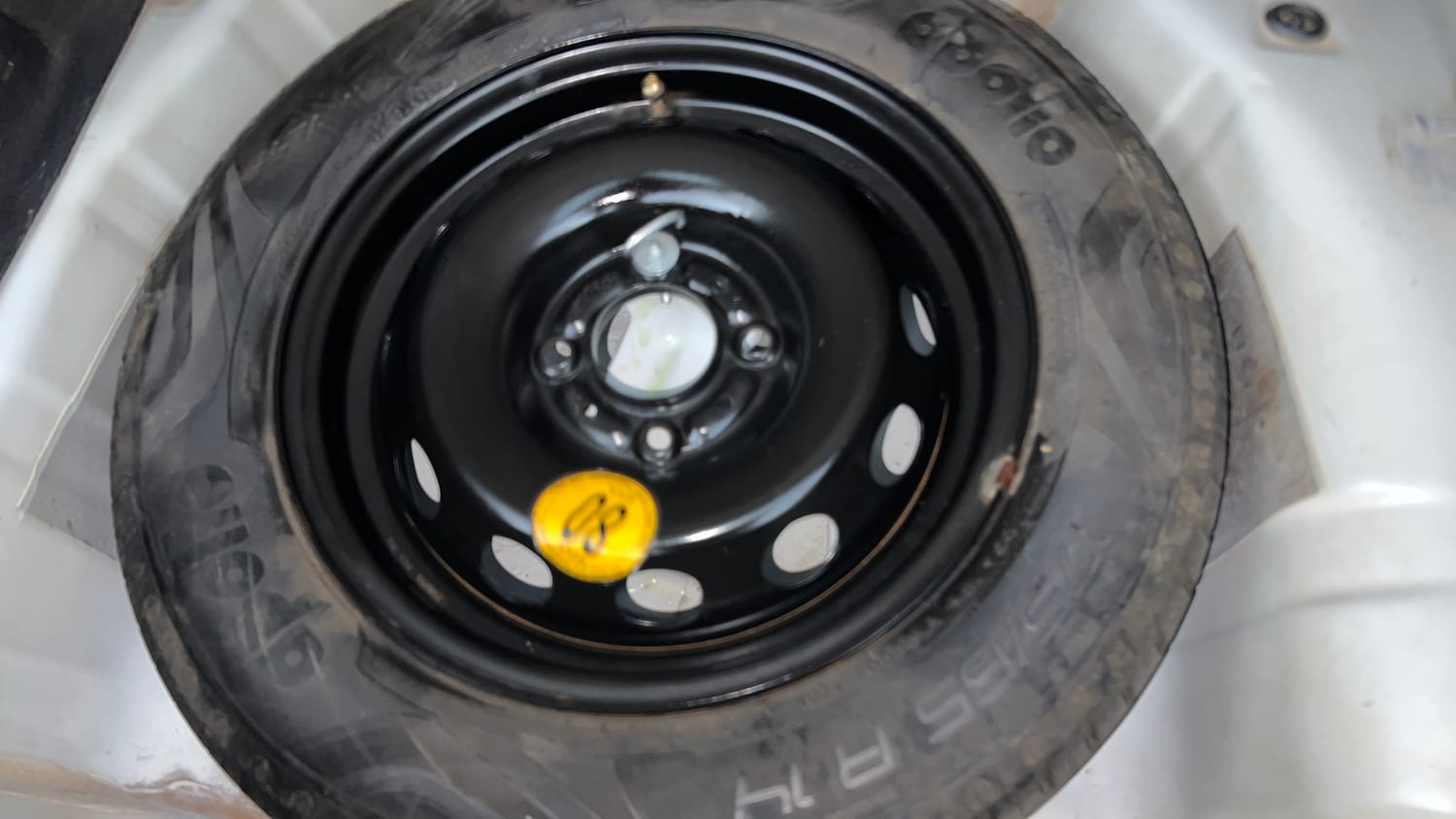 Used 2020 Tata Tiago XZA Plus Dual Tone Petrol Automatic tyres SPARE TYRE VIEW