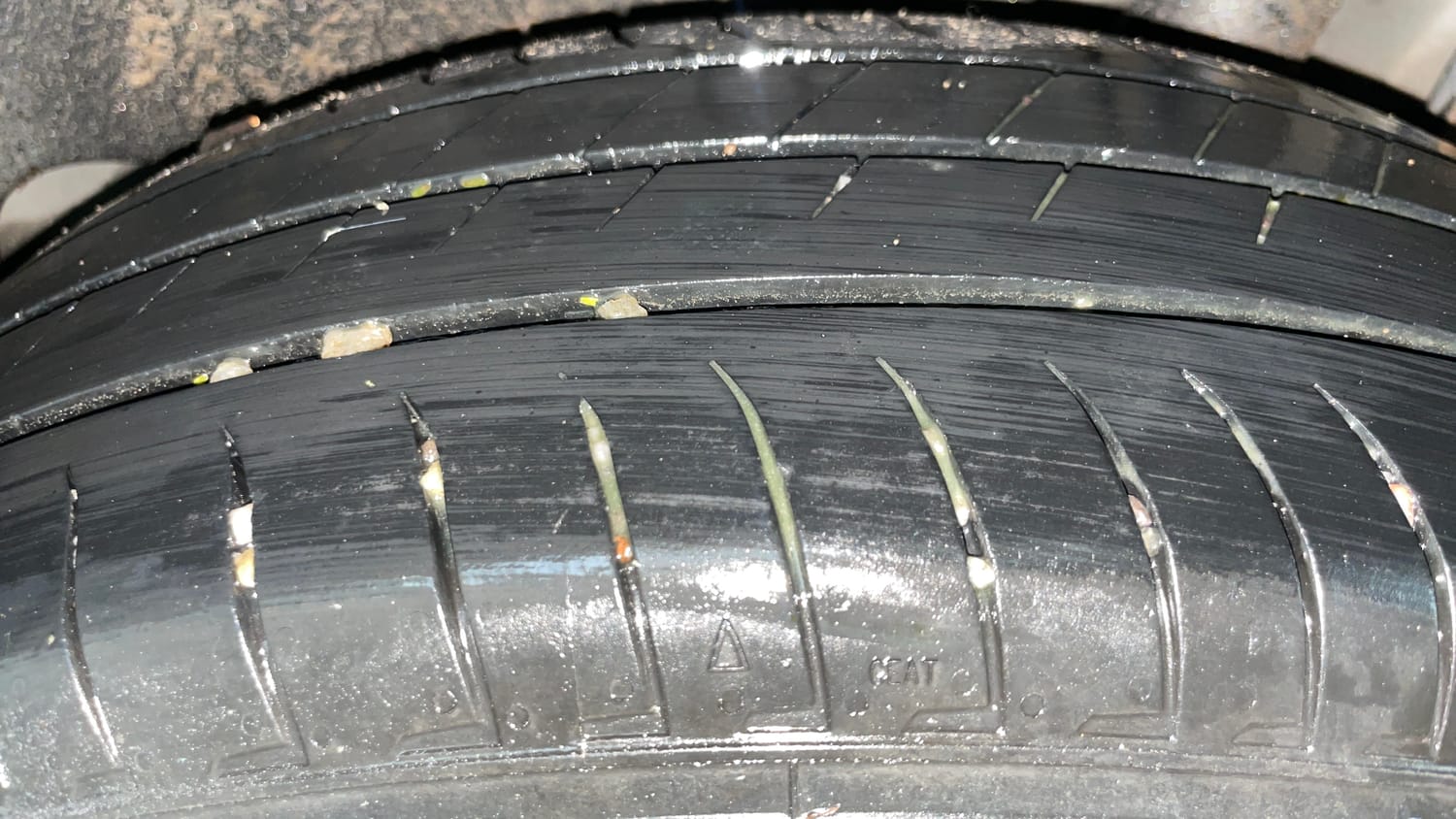 Used 2019 Maruti Suzuki Dzire ZXi AMT Petrol Automatic tyres LEFT REAR TYRE TREAD VIEW