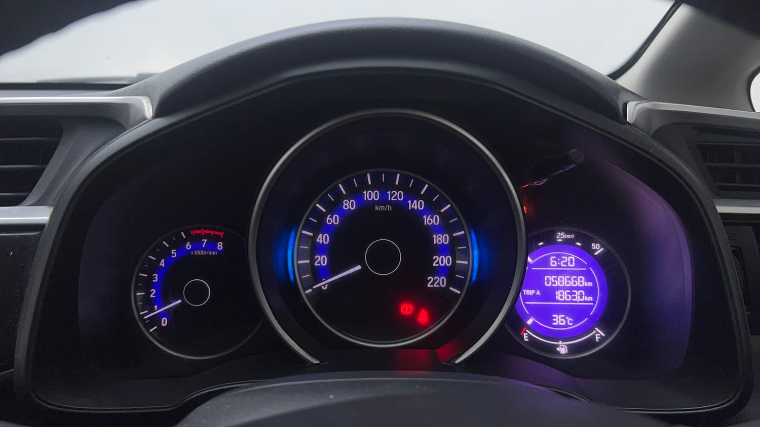 Used 2017 Honda WR-V VX MT Petrol Petrol Manual interior CLUSTERMETER VIEW