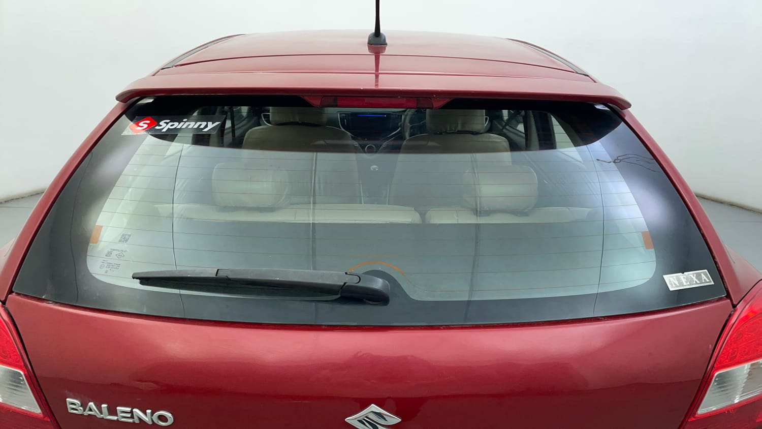 Used 2019 Maruti Suzuki Baleno Delta MT Petrol Manual exterior BACK WINDSHIELD VIEW