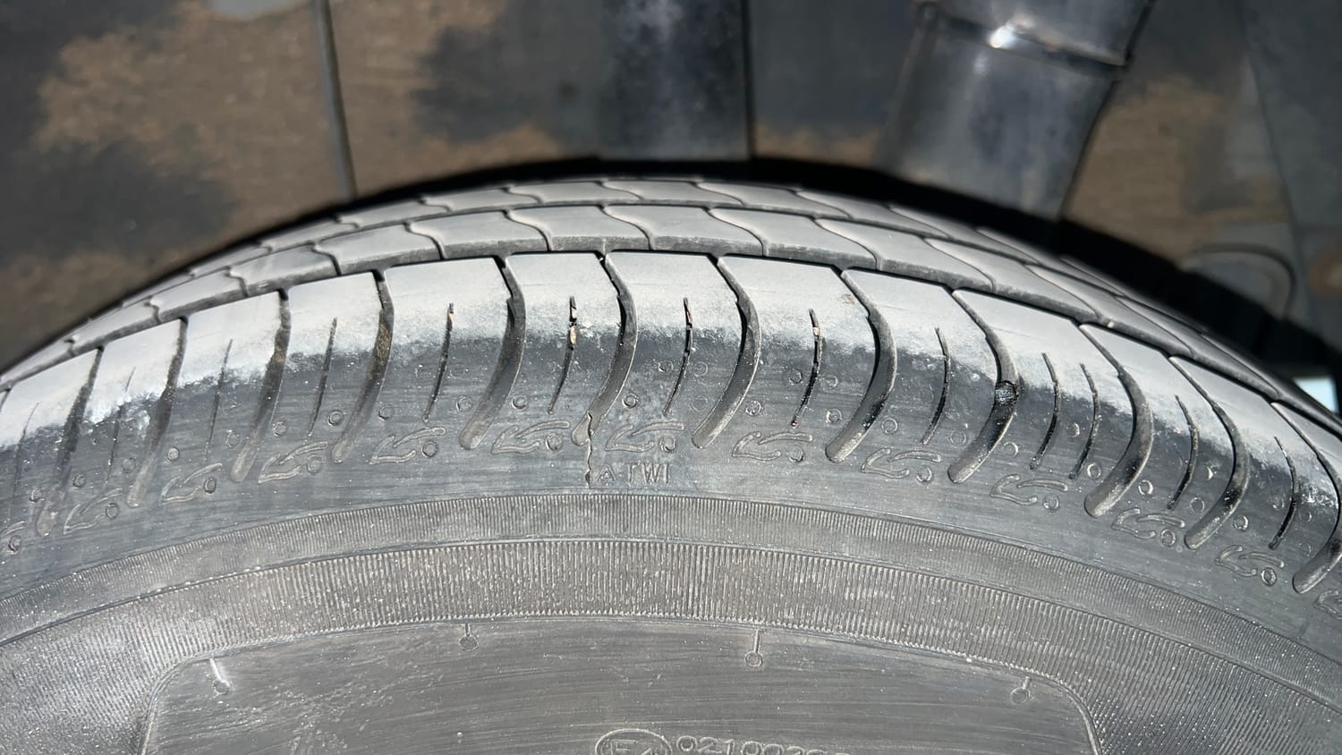 Used 2019 Hyundai Grand i10 Magna 1.2 Kappa VTVT Petrol Manual tyres LEFT REAR TYRE TREAD VIEW