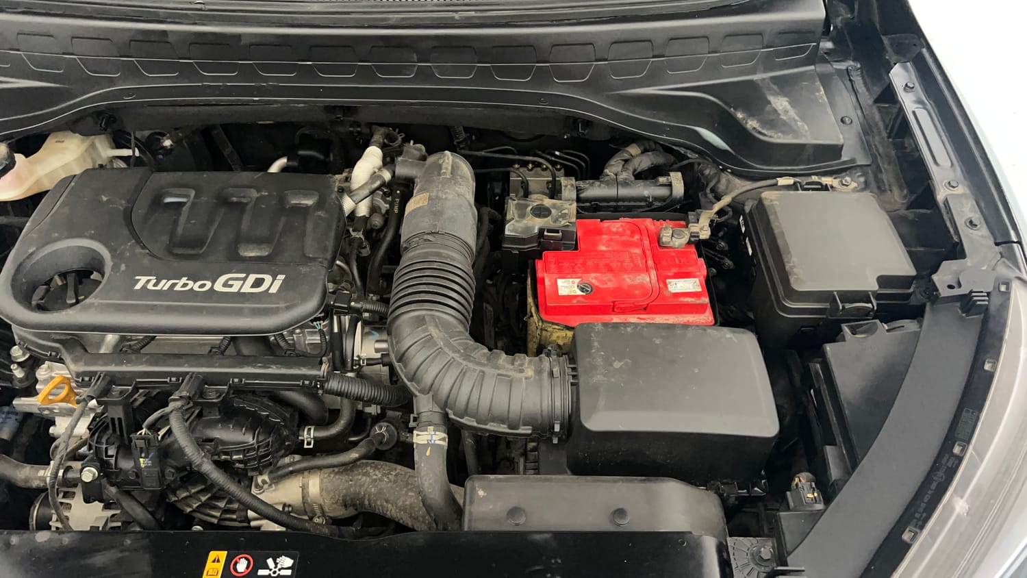 Used 2021 Kia Sonet GTX Plus 1.0 DCT Petrol Automatic engine ENGINE LEFT SIDE VIEW