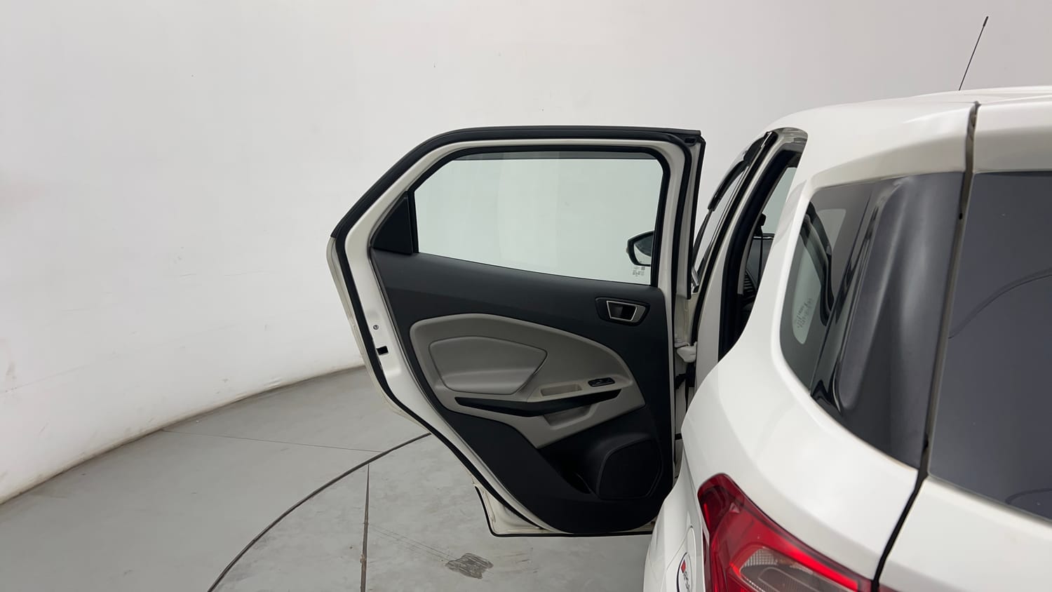 Used 2017 Ford EcoSport Trend 1.5L TDCi Diesel Manual interior LEFT REAR DOOR OPEN VIEW