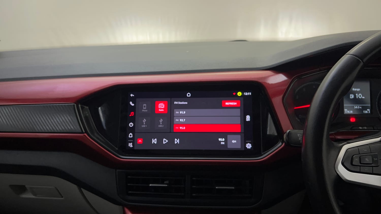 Used 2022 Volkswagen Taigun GT 1.5 TSI MT Petrol Manual top_features Integrated (in-dash) music system