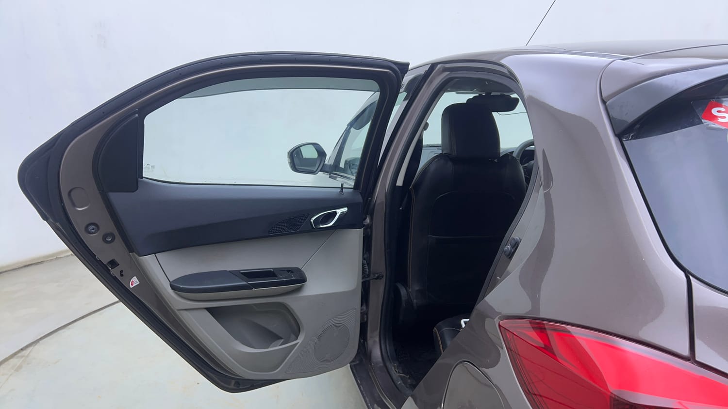 Used 2018 Tata Tiago Revotron XZA Petrol Automatic interior LEFT REAR DOOR OPEN VIEW