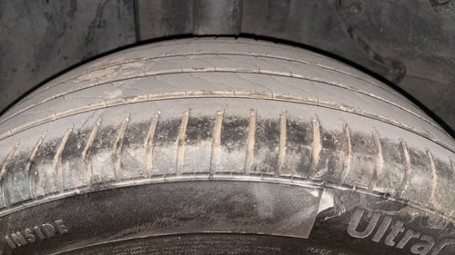 Used 2023 Tata Altroz XZ Plus Diesel Diesel Manual tyres RIGHT REAR TYRE TREAD VIEW