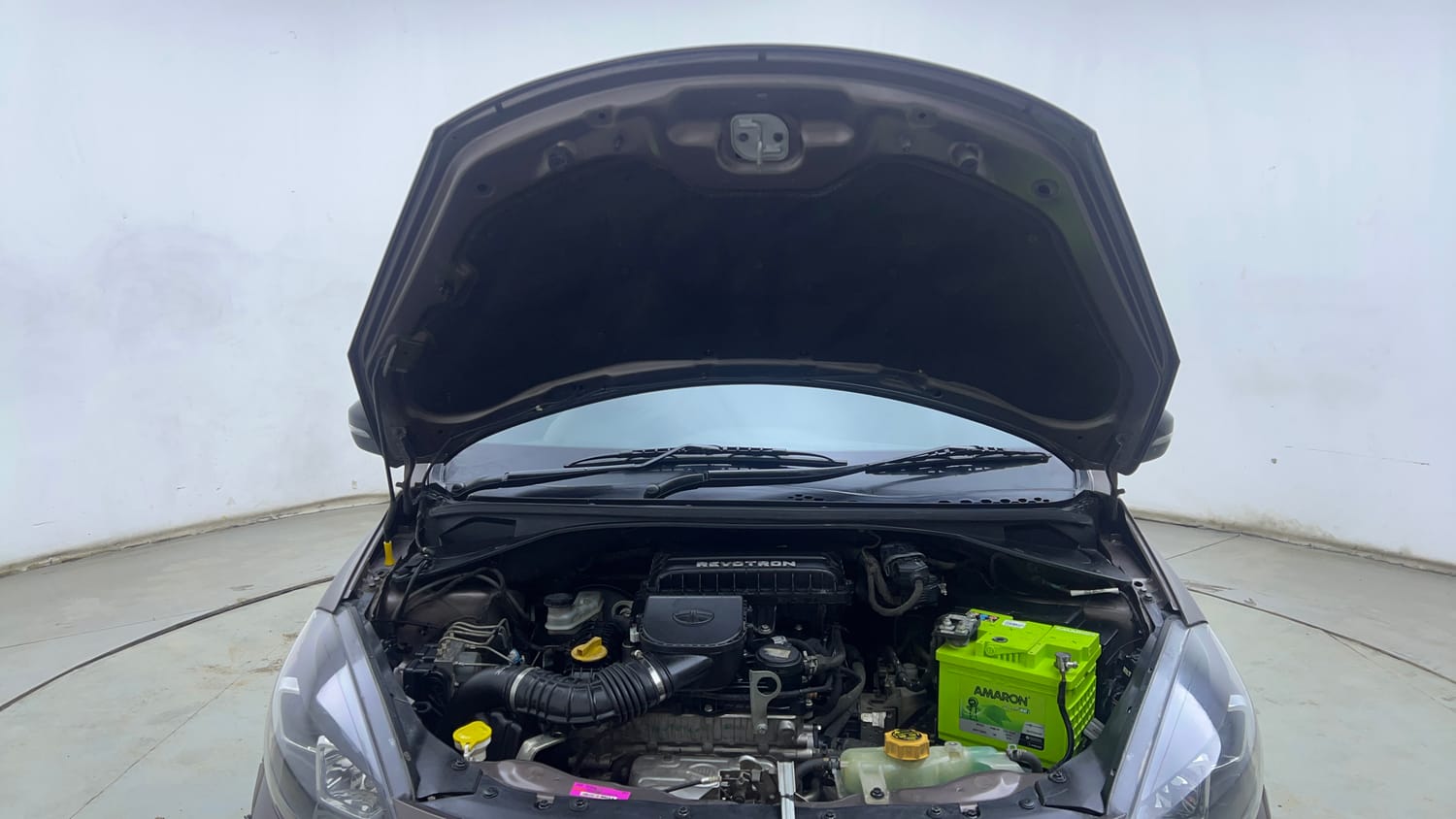 Used 2018 Tata Tiago Revotron XZA Petrol Automatic engine ENGINE & BONNET OPEN FRONT VIEW