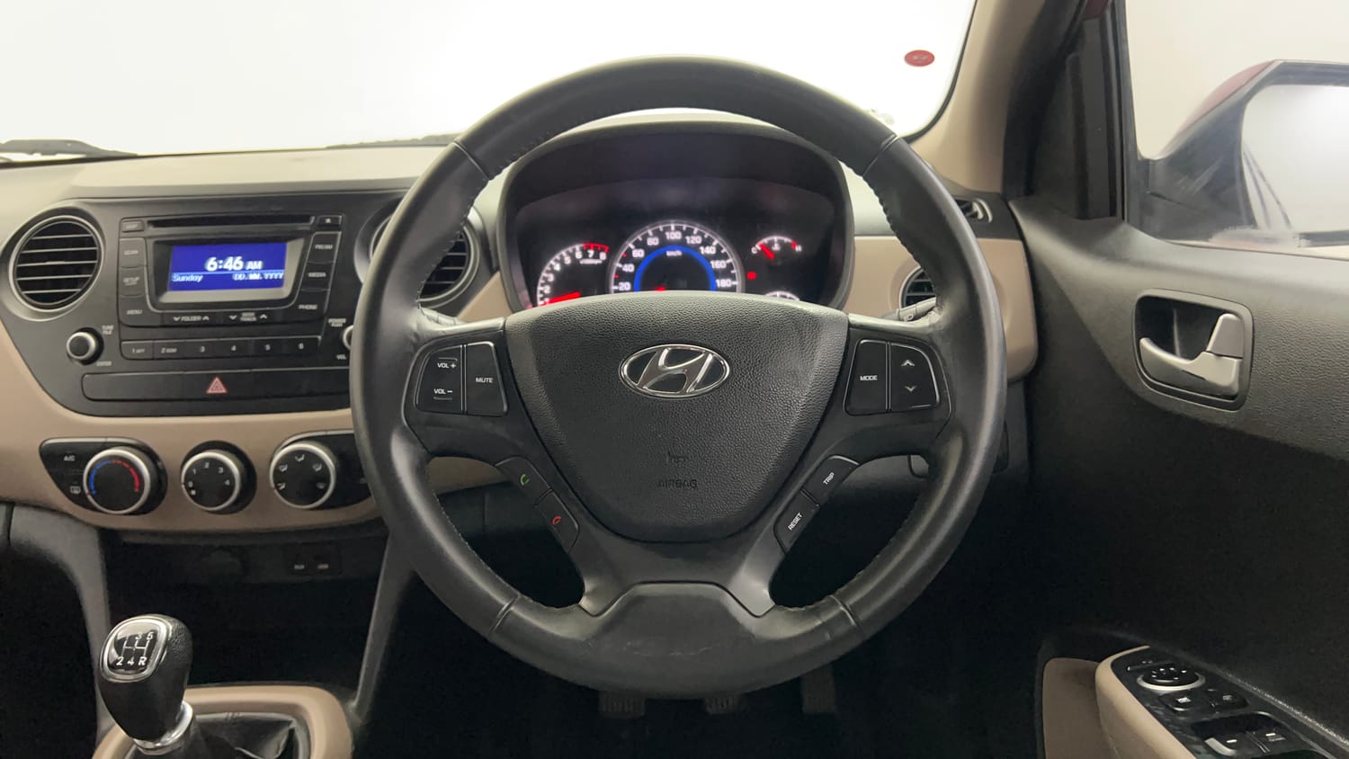 Used 2013 Hyundai Grand i10 Asta 1.2 Kappa VTVT (O) Petrol Manual interior STEERING VIEW