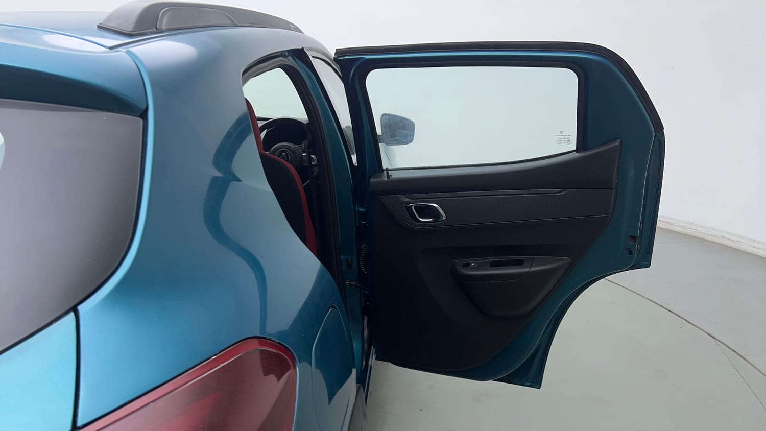 Used 2020 Renault Kwid RXT 1.0 Opt Petrol Manual interior RIGHT REAR DOOR OPEN VIEW