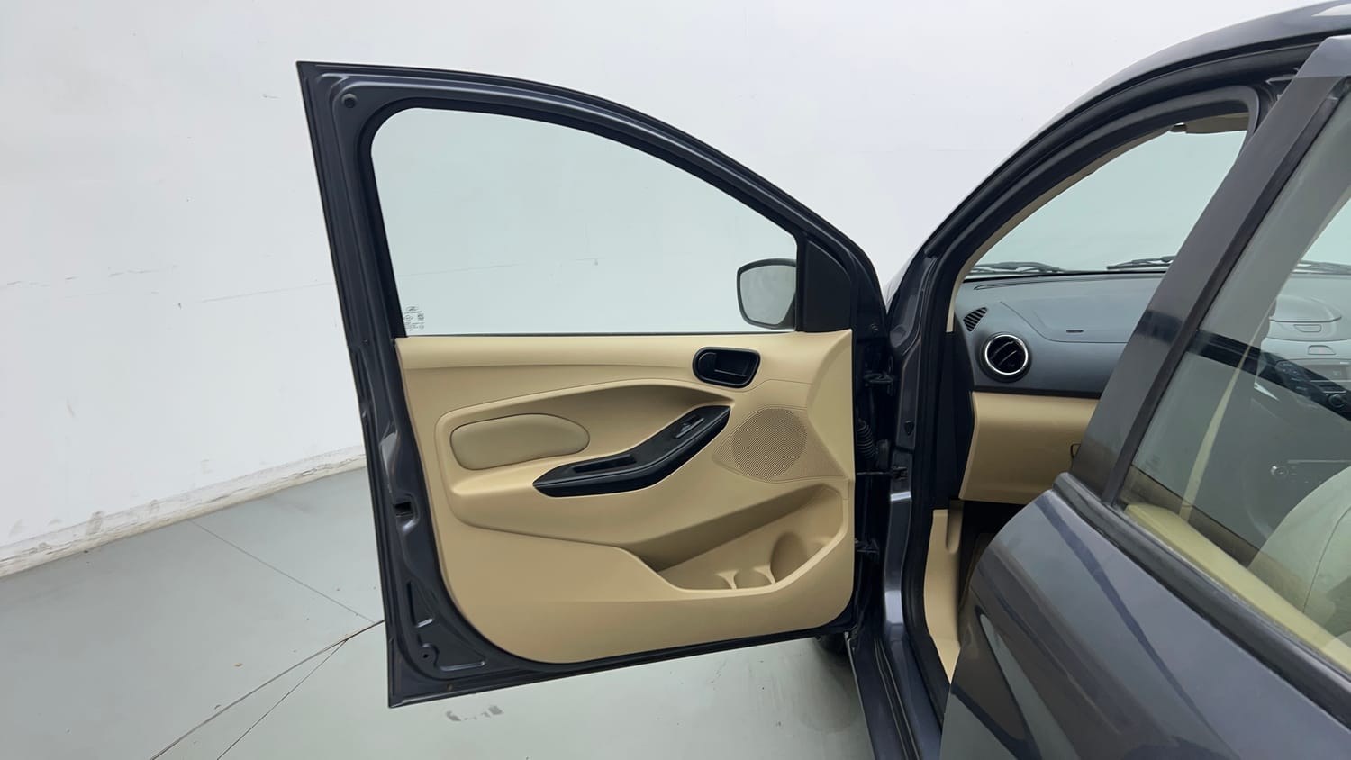 Used 2018 Ford Figo Aspire Titanium 1.2 Ti-VCT Petrol Manual interior LEFT FRONT DOOR OPEN VIEW