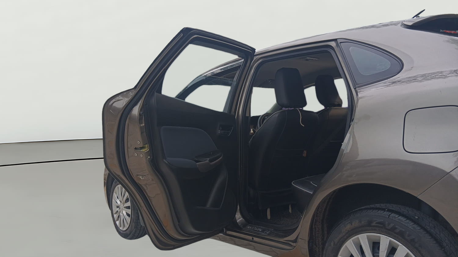 Used 2021 Maruti Suzuki Baleno Delta Petrol Manual interior LEFT REAR DOOR OPEN VIEW
