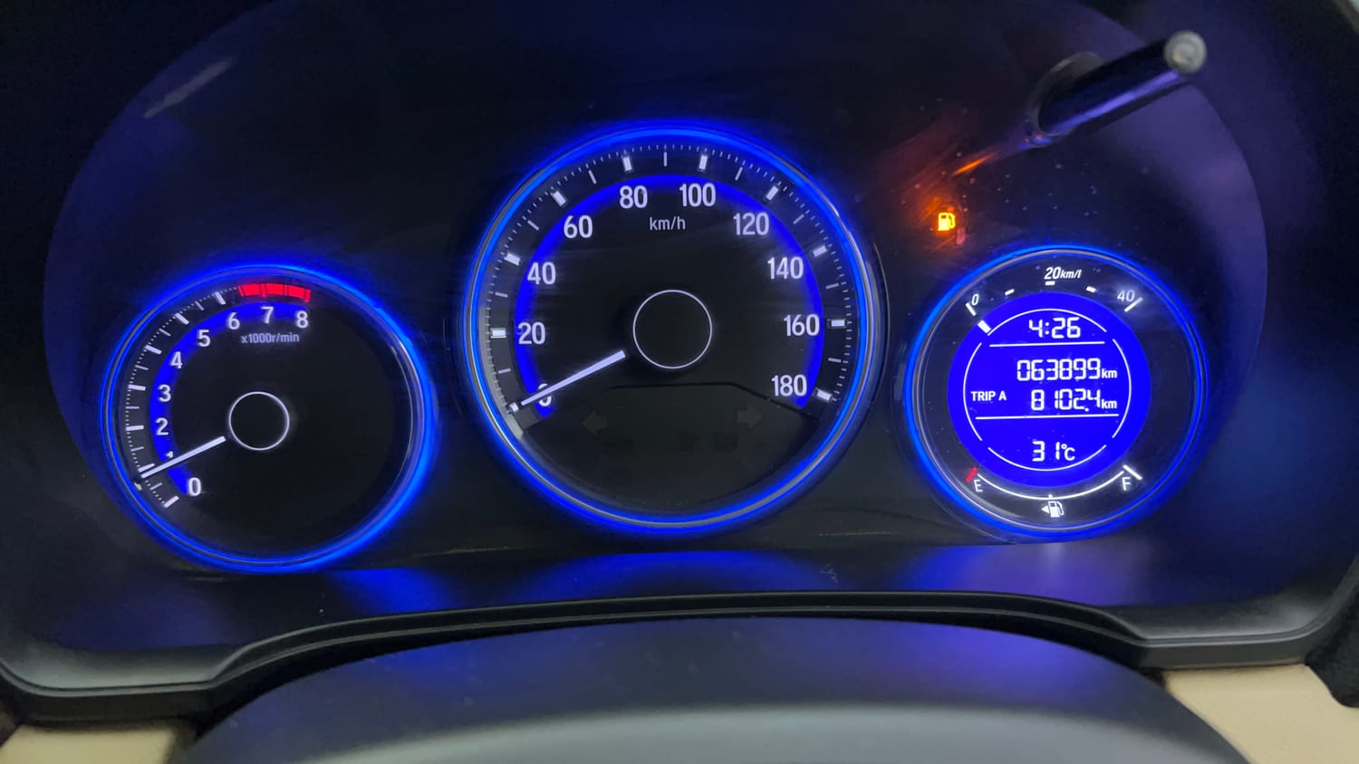 Used 2016 Honda Amaze 1.2 SX i-VTEC Petrol Manual interior CLUSTERMETER VIEW