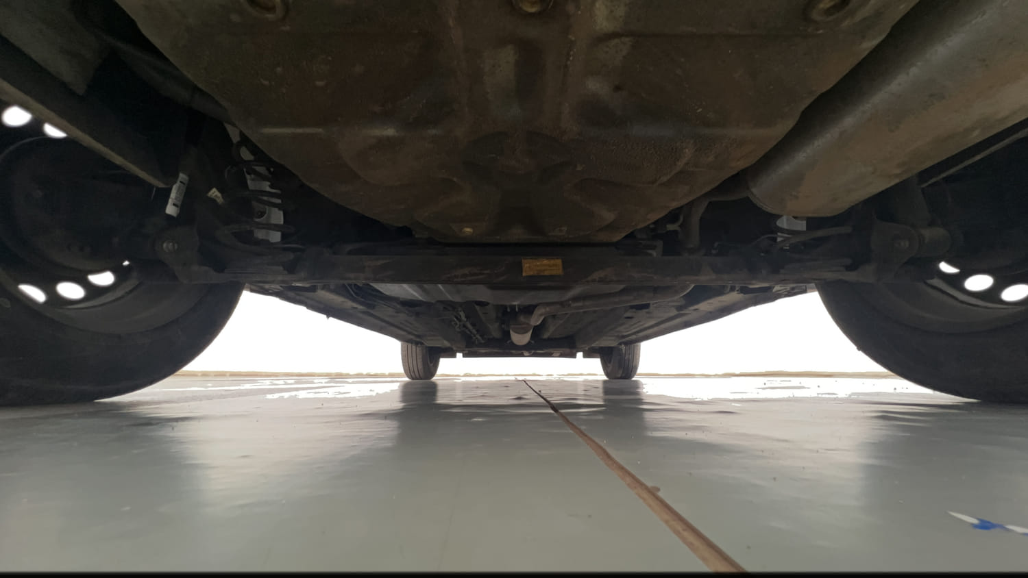 Used 2024 Tata Punch Pure MT Petrol Manual extra REAR UNDERBODY VIEW (TAKEN FROM REAR)