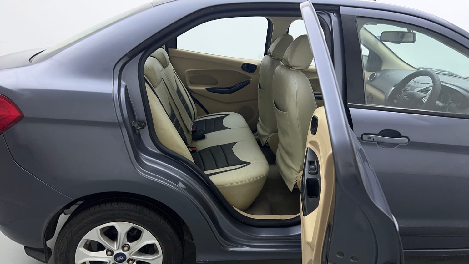 Used 2018 Ford Figo Aspire Titanium 1.2 Ti-VCT Petrol Manual interior RIGHT SIDE REAR DOOR CABIN VIEW