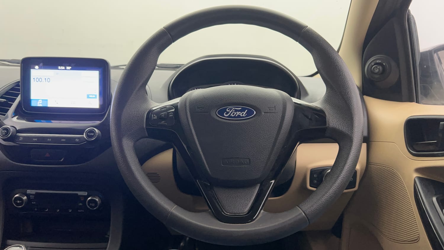 Used 2019 Ford Figo Aspire Titanium Plus 1.2 Ti-VCT Petrol Manual interior STEERING VIEW