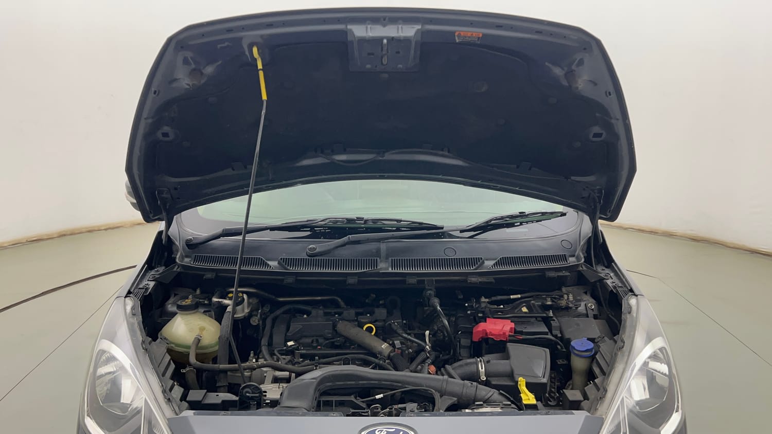 Used 2019 Ford Figo Aspire Titanium Plus 1.2 Ti-VCT Petrol Manual engine ENGINE & BONNET OPEN FRONT VIEW