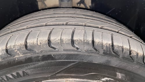 Used 2023 Tata Altroz XZ Plus Diesel Diesel Manual tyres RIGHT FRONT TYRE TREAD VIEW