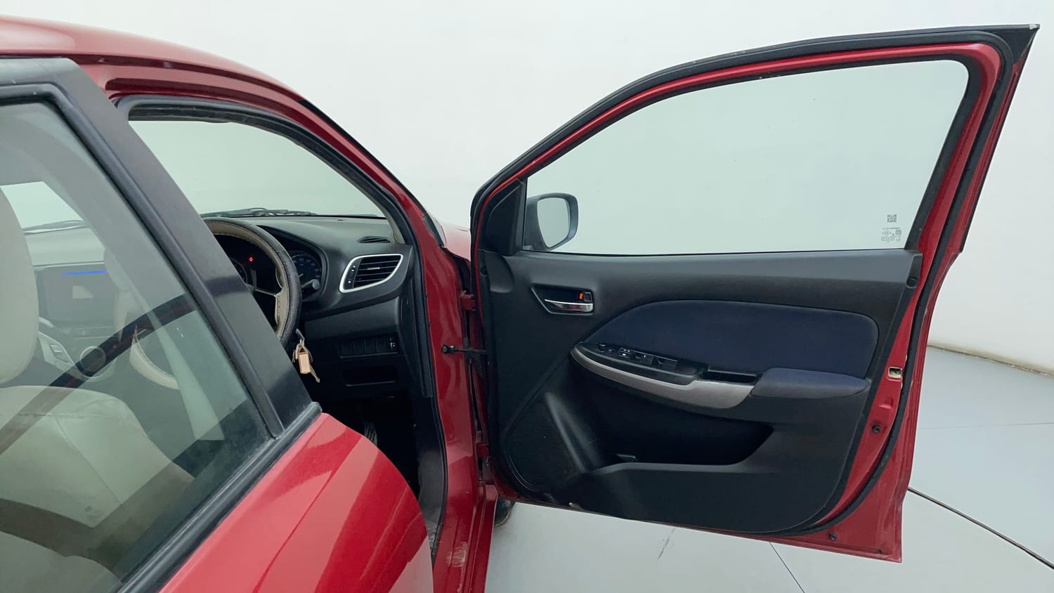 Used 2019 Maruti Suzuki Baleno Delta MT Petrol Manual interior RIGHT FRONT DOOR OPEN VIEW