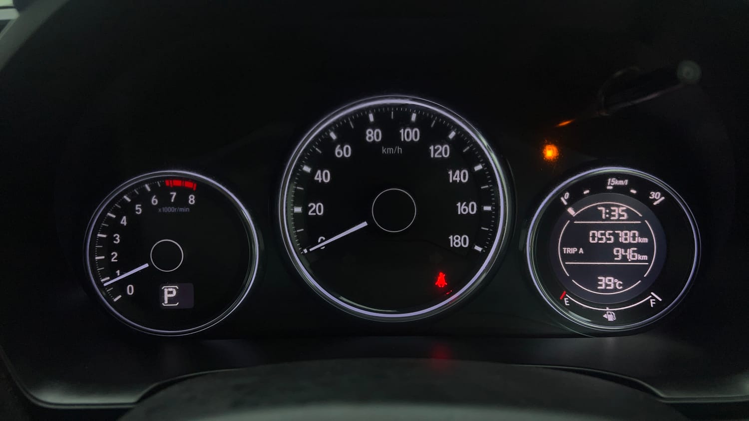 Used 2018 Honda BR-V V CVT Petrol Petrol Automatic interior CLUSTERMETER VIEW