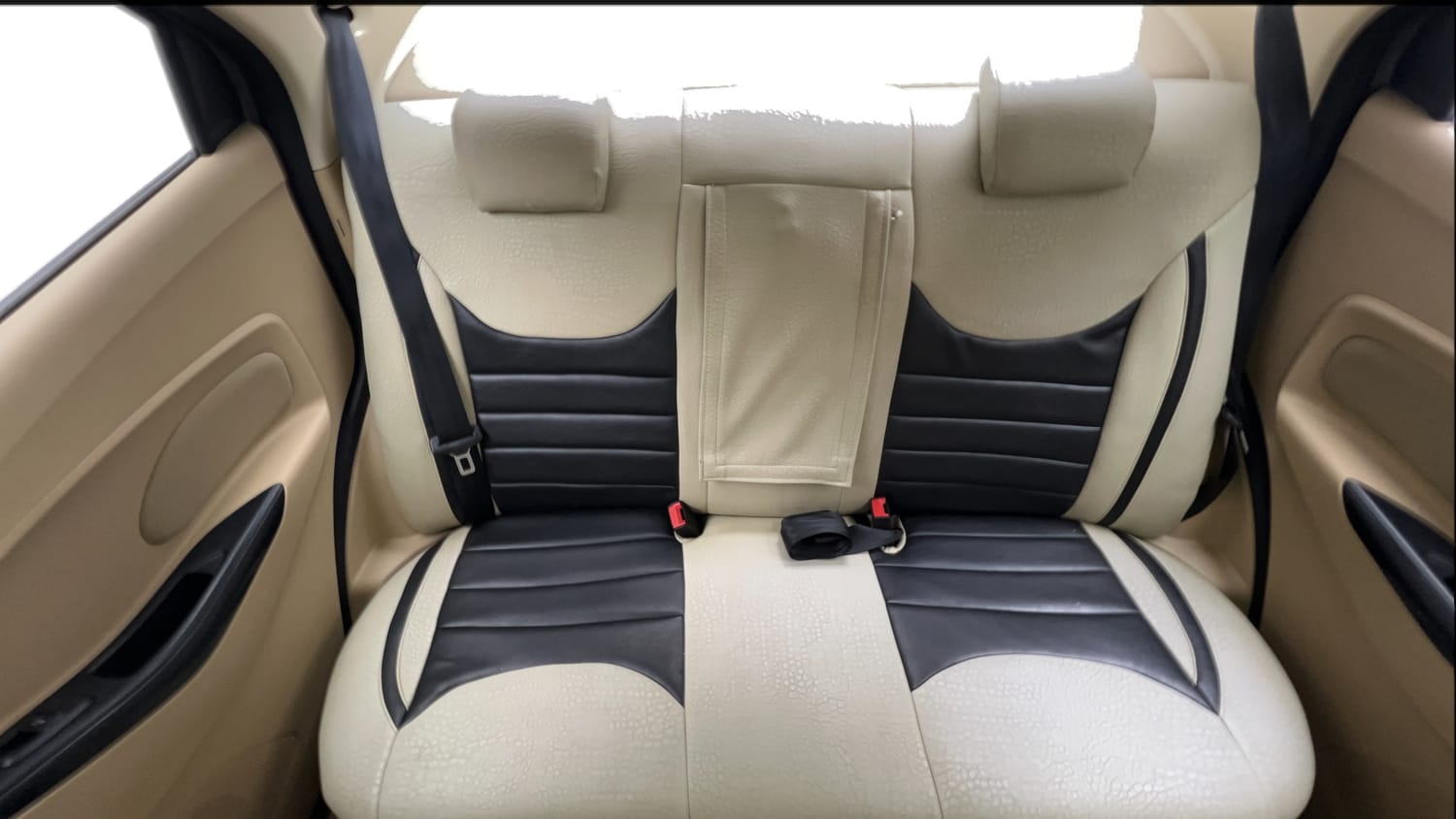 Used 2018 Ford Figo Aspire Titanium 1.2 Ti-VCT Petrol Manual interior REAR SEAT CONDITION VIEW