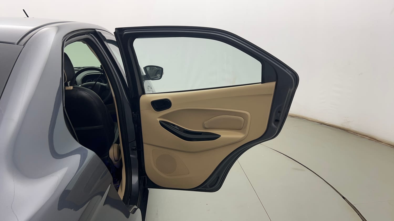 Used 2019 Ford Figo Aspire Titanium Plus 1.2 Ti-VCT Petrol Manual interior RIGHT REAR DOOR OPEN VIEW