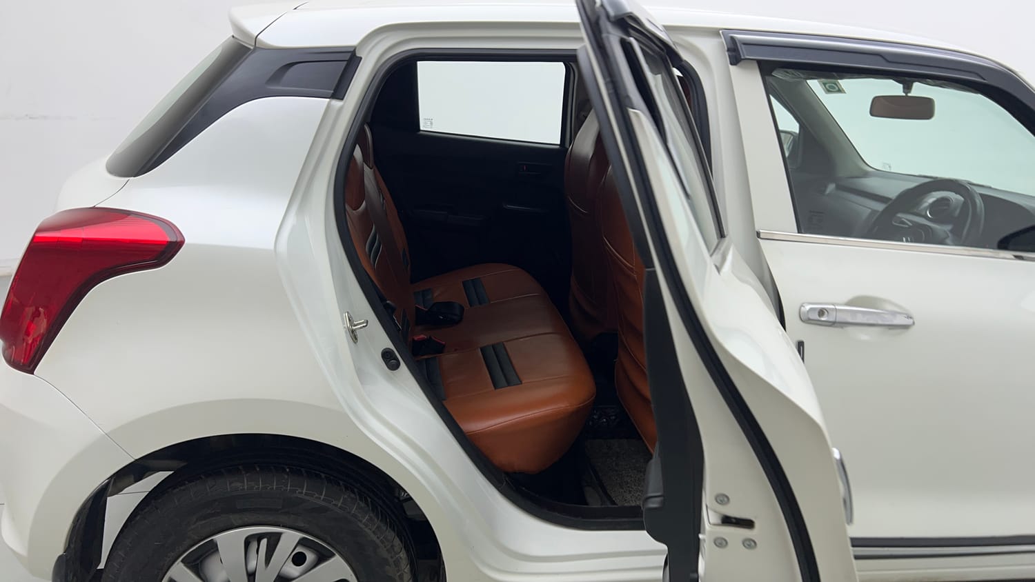 Used 2023 Maruti Suzuki Swift LXi Petrol Manual interior RIGHT SIDE REAR DOOR CABIN VIEW