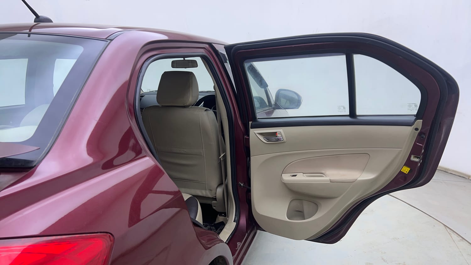 Used 2017 Maruti Suzuki Swift Dzire VDI Diesel Manual interior RIGHT REAR DOOR OPEN VIEW
