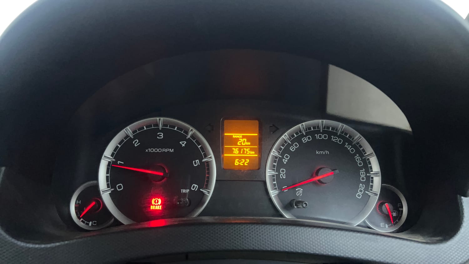 Used 2017 Maruti Suzuki Swift Dzire VDI Diesel Manual interior CLUSTERMETER VIEW