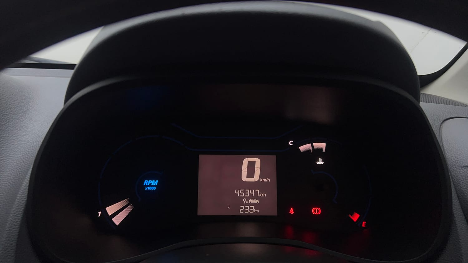 Used 2020 Renault Kwid RXT 1.0 Opt Petrol Manual interior CLUSTERMETER VIEW