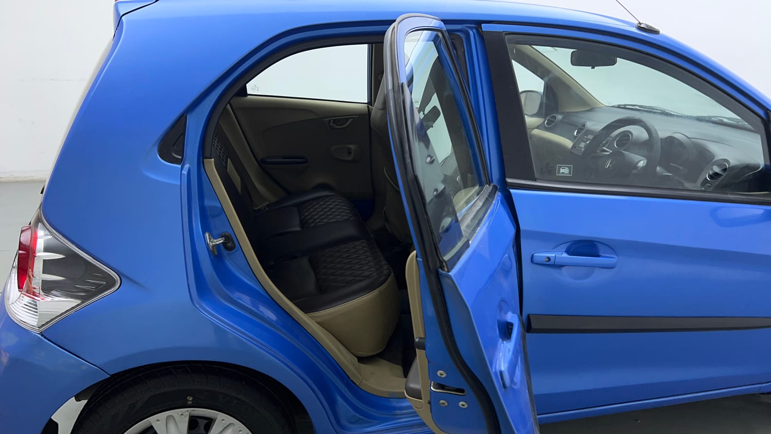 Used 2013 Honda Brio S MT Petrol Manual interior RIGHT SIDE REAR DOOR CABIN VIEW