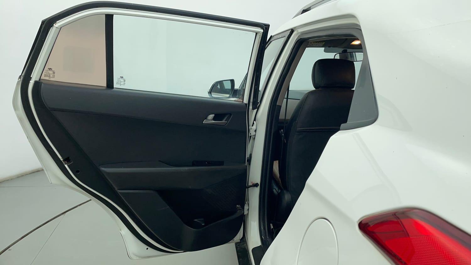 Used 2018 Hyundai Creta SX Plus 1.6 AT CRDI Diesel Automatic interior LEFT REAR DOOR OPEN VIEW