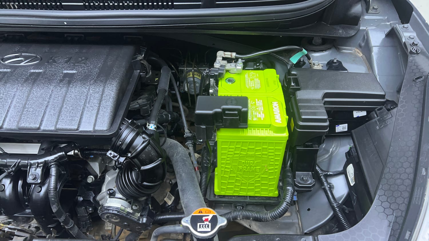 Used 2020 Hyundai Aura SX 1.2 (O) Petrol Petrol Manual engine ENGINE LEFT SIDE VIEW