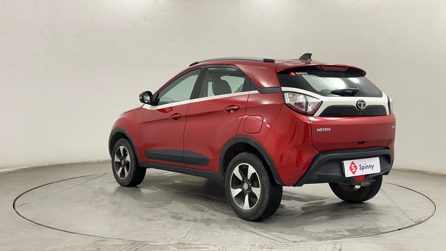 Used 2018 Tata Nexon XZA Plus Petrol Petrol Automatic exterior LEFT REAR CORNER VIEW