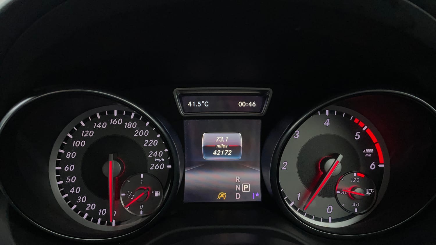 Used 2016 Mercedes-Benz CLA 200 CDI Sport Diesel Automatic interior CLUSTERMETER VIEW