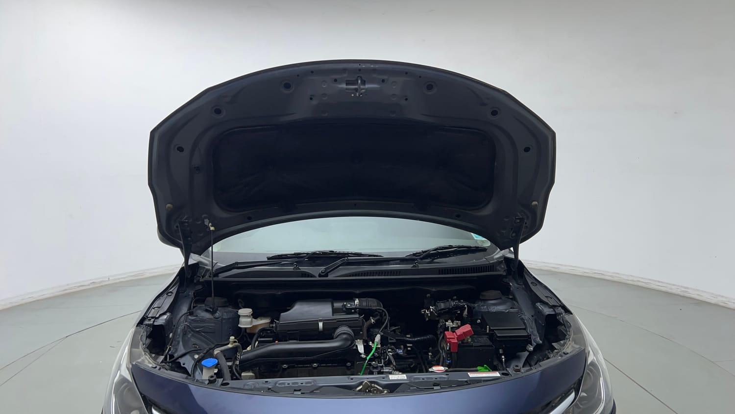 Used 2023 Maruti Suzuki Baleno Sigma MT Petrol Manual engine ENGINE & BONNET OPEN FRONT VIEW