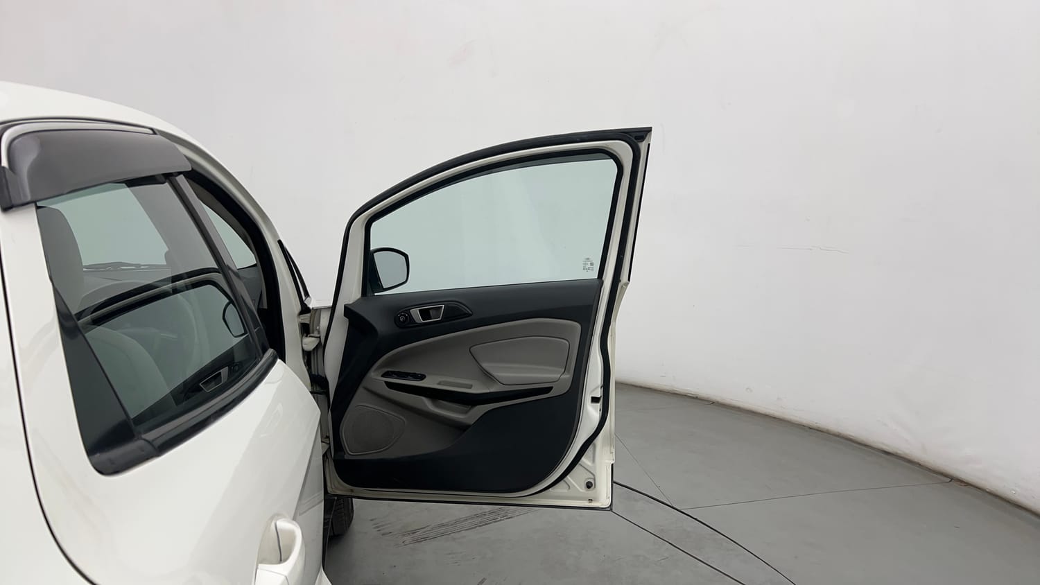 Used 2017 Ford EcoSport Trend 1.5L TDCi Diesel Manual interior RIGHT FRONT DOOR OPEN VIEW
