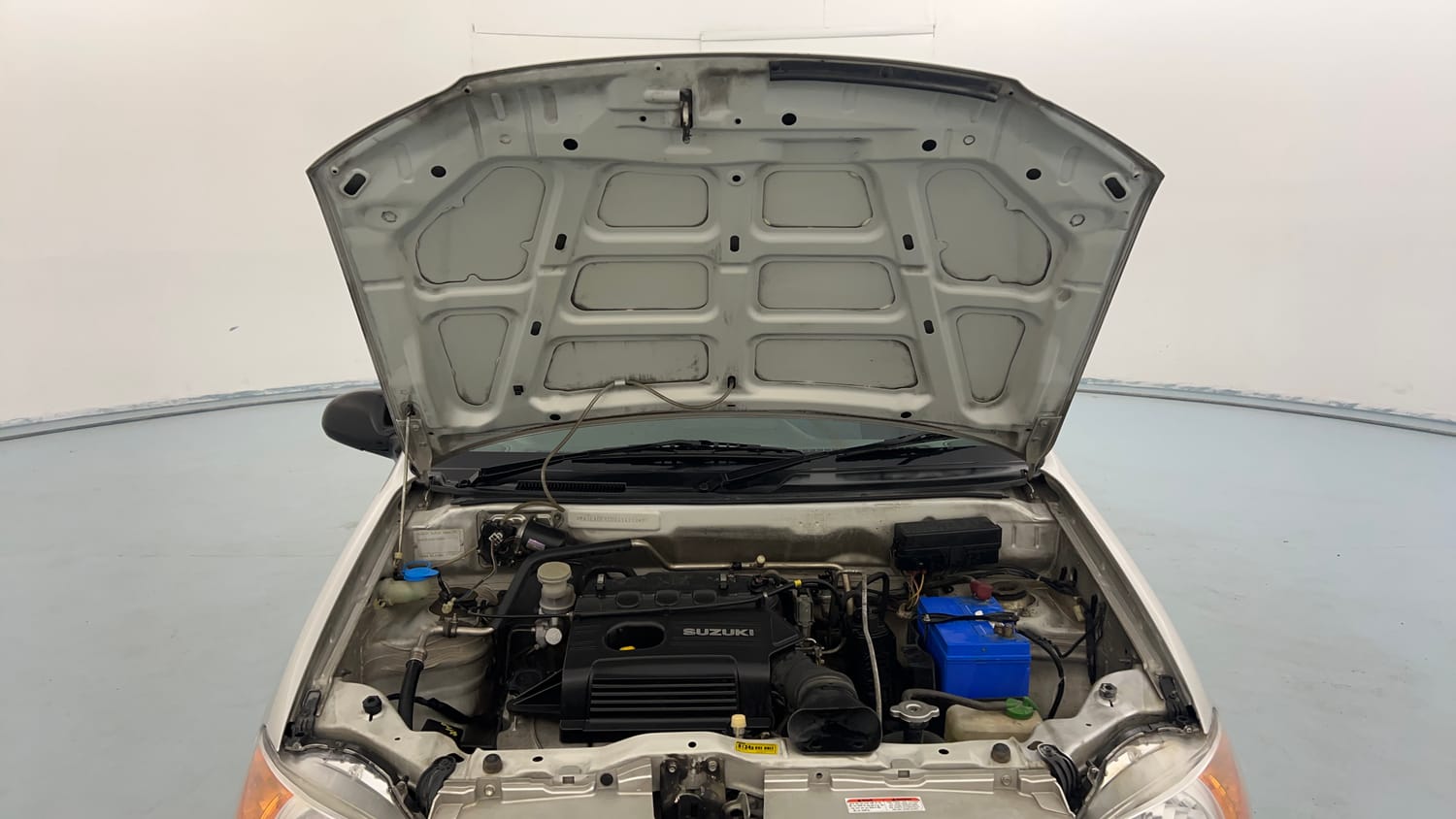 Used 2013 Maruti Suzuki Alto K10 LXi Petrol Manual engine ENGINE & BONNET OPEN FRONT VIEW