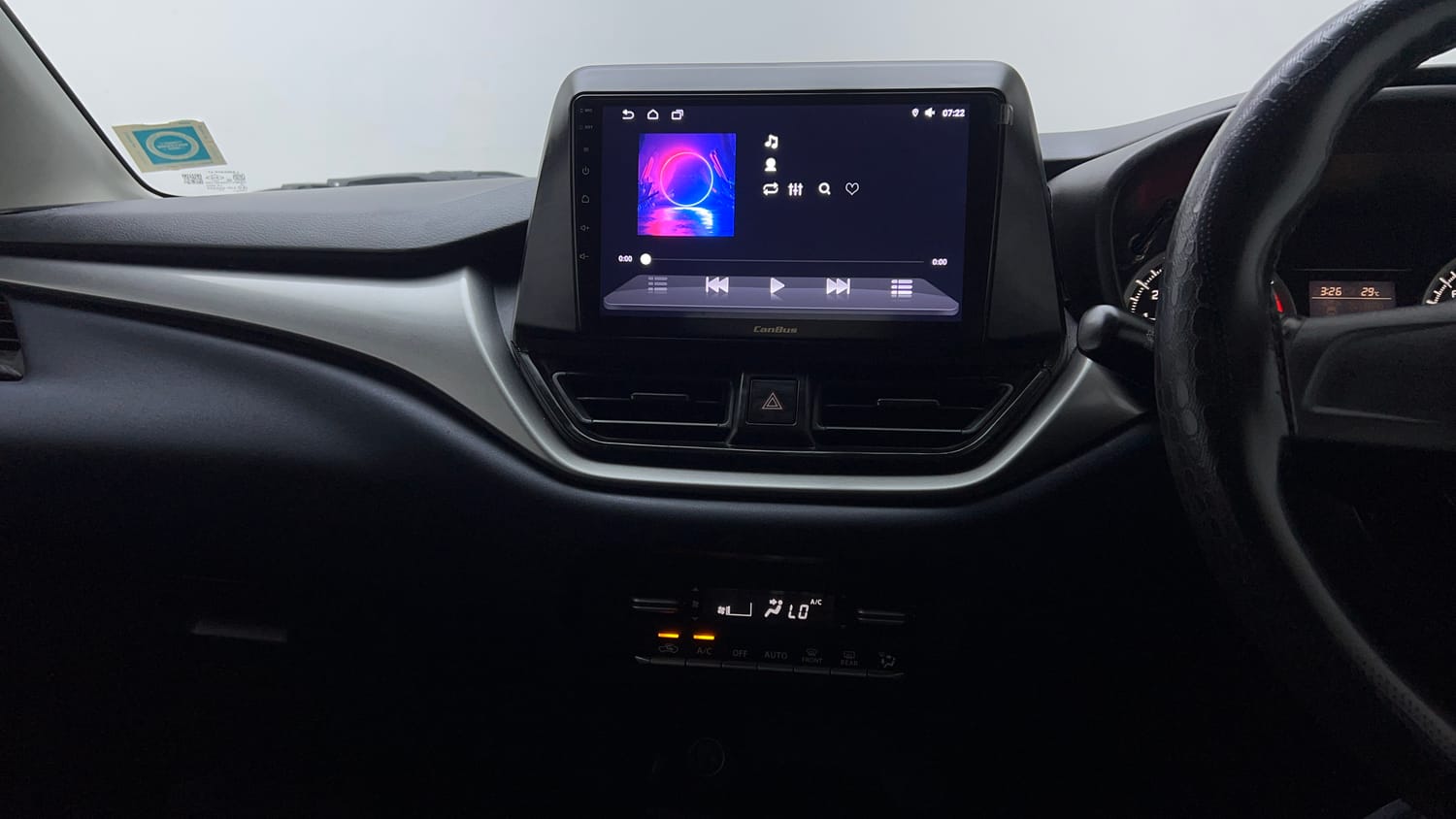 Used 2023 Maruti Suzuki Baleno Sigma MT Petrol Manual interior MUSIC SYSTEM & AC CONTROL VIEW